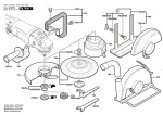Bosch 0 601 754 873 Gws 23-230 S Angle Grinder 230 V / Eu Spare Parts